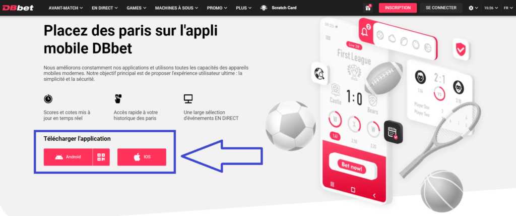 PWA pour iOS Doublebet